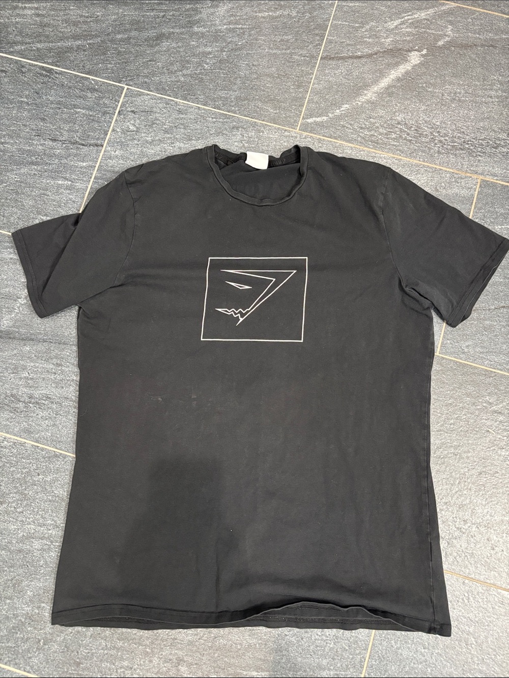 Gymshark Black Short Sleeve Logo Tee